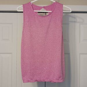 #6 3/$18 - Pink/White Tank Top Size XS